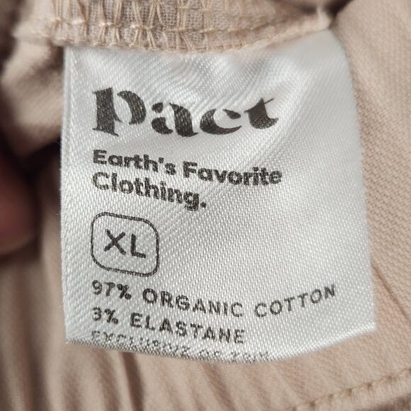 Pact Organic Cotton Joggers Men’s XL Peach Colorway Adjustable Waist Pockets EUC - Picture 14 of 16